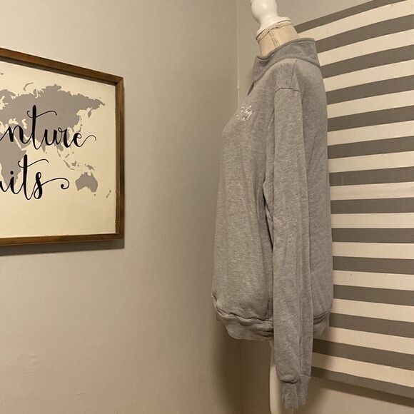 Whitney Simmons Quarter Zip It's A Beautiful Day To Be Alive Pullover Sz Small - Picture 4 of 7